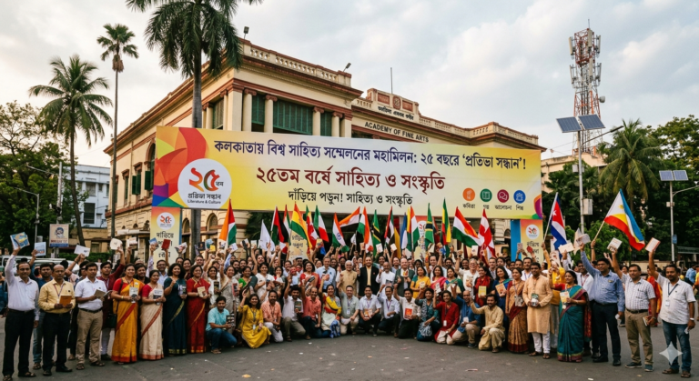 কলকাতায় বিশ্ব সাহিত্য সম্মেলনের মহামিলন: ২৫ বছরে ‘প্রতিভা সন্ধান’