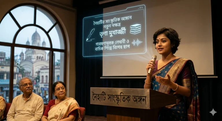নৈহাটির সাংস্কৃতিক অঙ্গনে নতুন নক্ষত্র তৃণা মুখার্জ্জী: গবেষণামূলক লেখনী ও বাচিক শিল্পে বিশেষ ছাপ