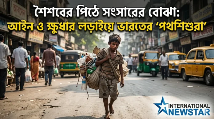 শৈশবের পিঠে সংসারের বোঝা: আইন ও ক্ষুধার লড়াইয়ে ভারতের 'পথশিশুরা' শৈশবের পিঠে সংসারের বোঝা: আইন ও ক্ষুধার লড়াইয়ে ভারতের 'পথশিশুরা'