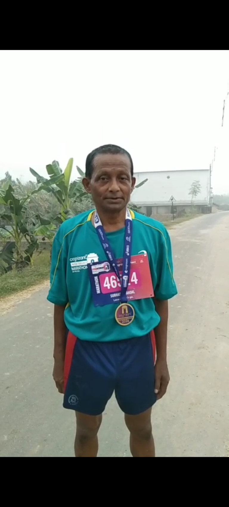 হার মানল ক্যান্সার, দিল্লির ম্যারাথনে বয়সের বাধা জয় করলেন কালনার প্রবীণ দৌড়বিদ সুভাষ মণ্ডল